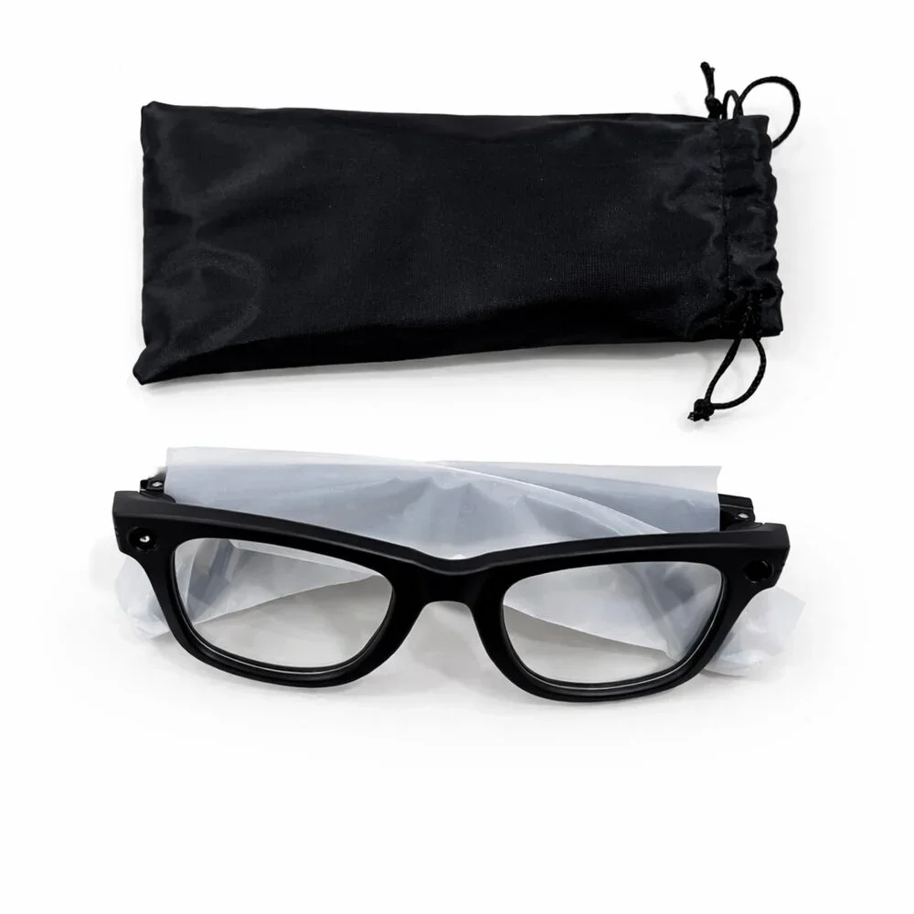 Smart HD Camera Glasses 8MP Photo Video Recording Headphone Mic AI Translation
